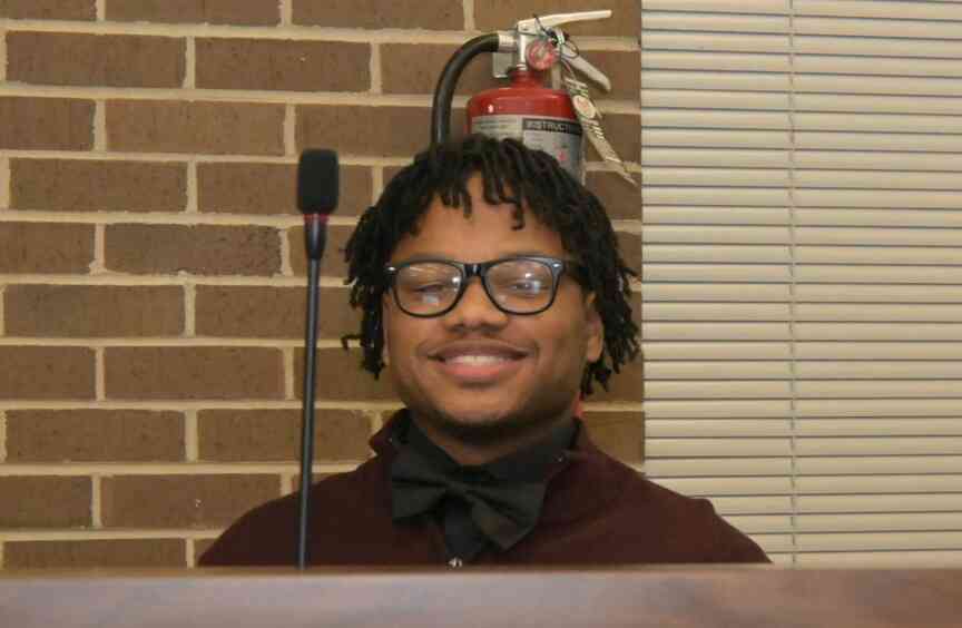 Price represents Pine Bluff High School student body