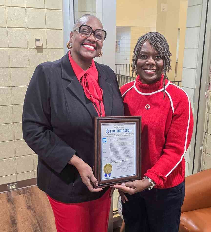Pine Bluff mayor recognizes March as Red Cross Month