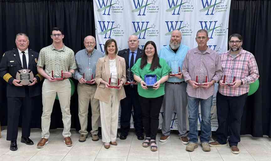 White Hall presents service awards